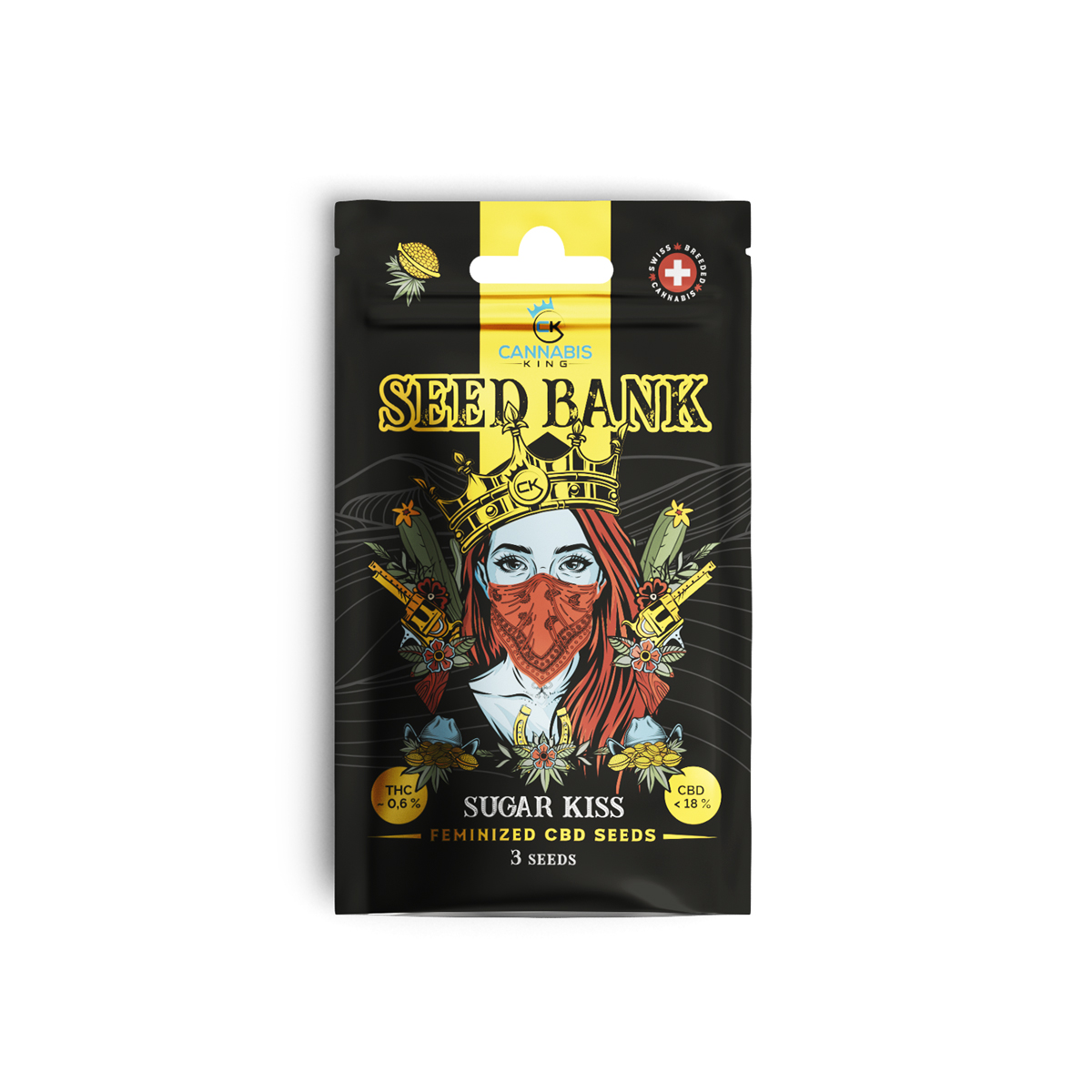 CK Seed Bank - Sugar Kiss - feminisierte CBD Samen - 3 Stück
