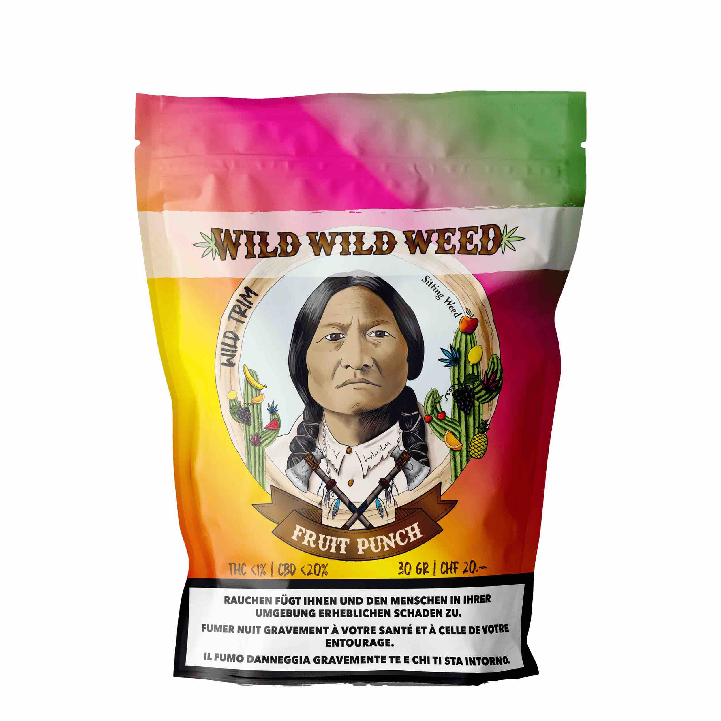 Wild Wild Weed - Fruit Punch - Indoor CBD Trim - 30g Bild 2