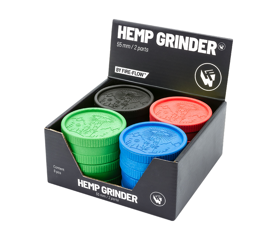 Hemp Grinder - 420 Alien - 55mm - 2 Layers - Display - 8 Stück Bild 2