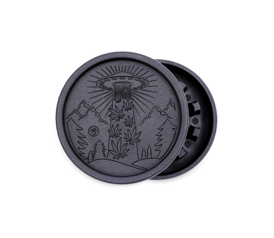 Hemp Grinder - 420 Alien - 55mm - 2 Layers - Display - 8 Stück Bild 4