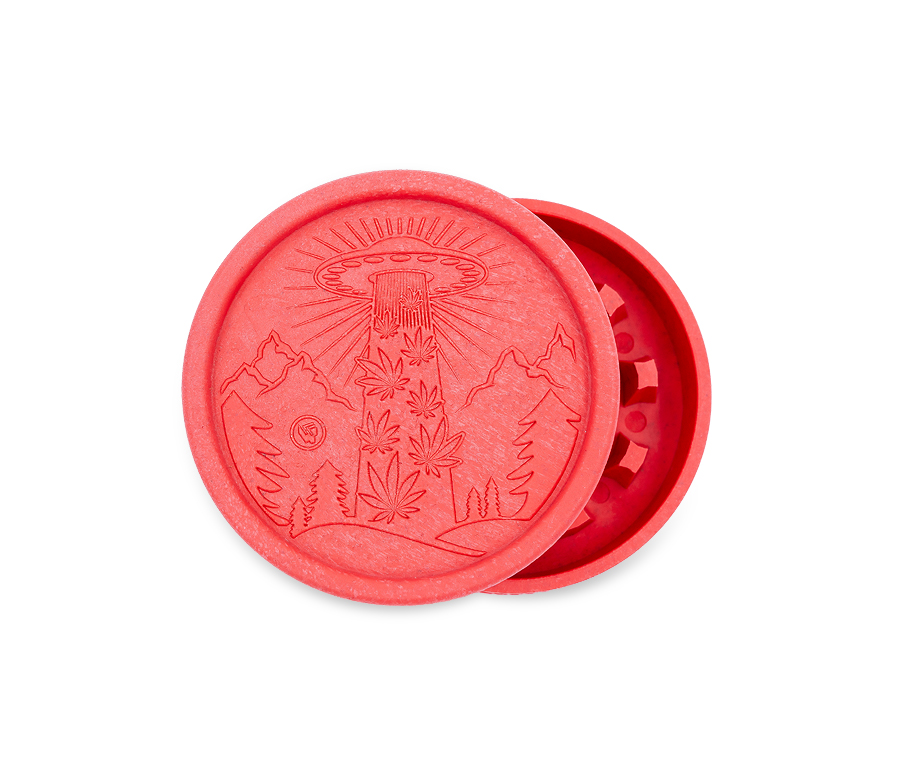 Hemp Grinder - 420 Alien - 55mm - 2 Layers - Display - 8 Stück Bild 6