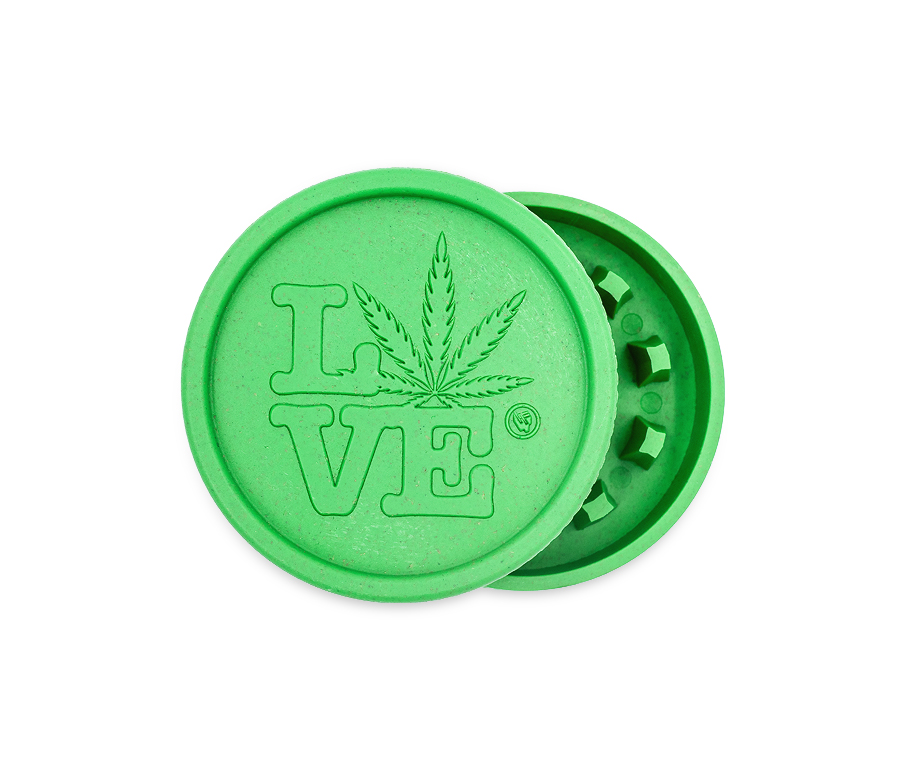 Hemp Grinder - 420 Love - 55mm - 2 Layers - Display - 8 Stück Bild 7
