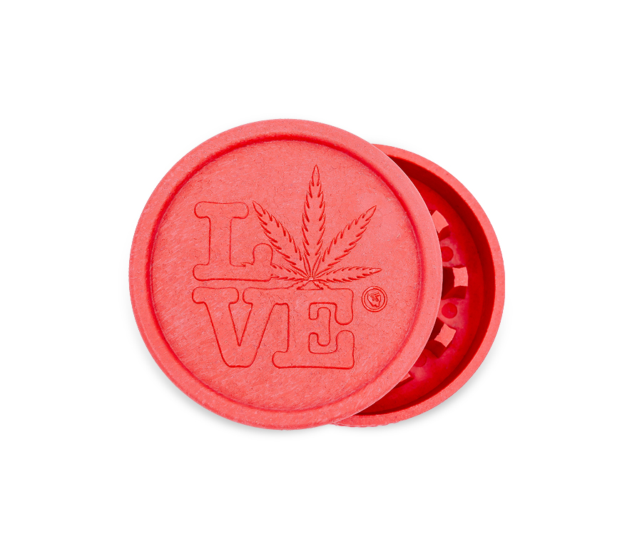 Hemp Grinder - 420 Love - 55mm - 2 Layers - Display - 8 Stück Bild 9