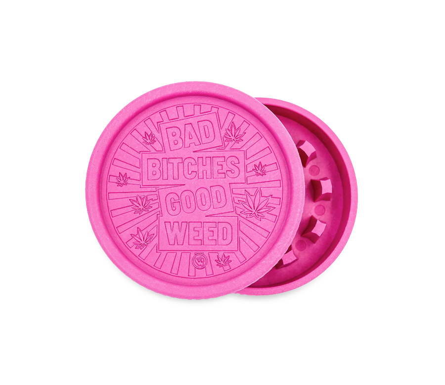 Hemp Grinder - Bad Bitches - 55mm - 2 Layers - Display - 8 Stück Bild 10