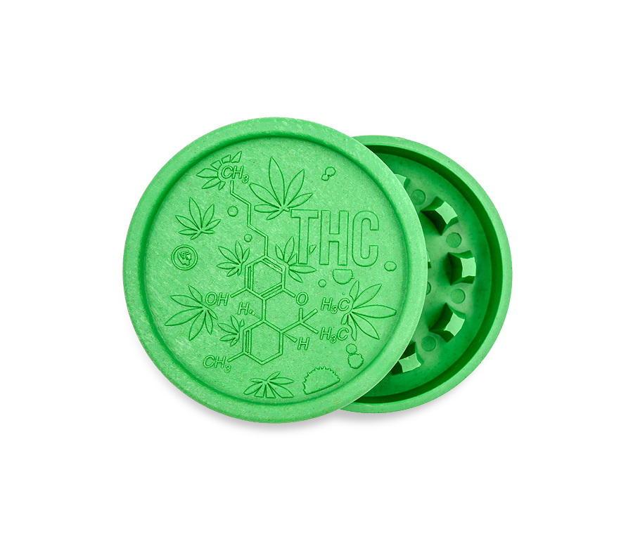 Hemp Grinder - THC Molecule - 55mm - 2 Layers - Display - 8 Stück Bild 8
