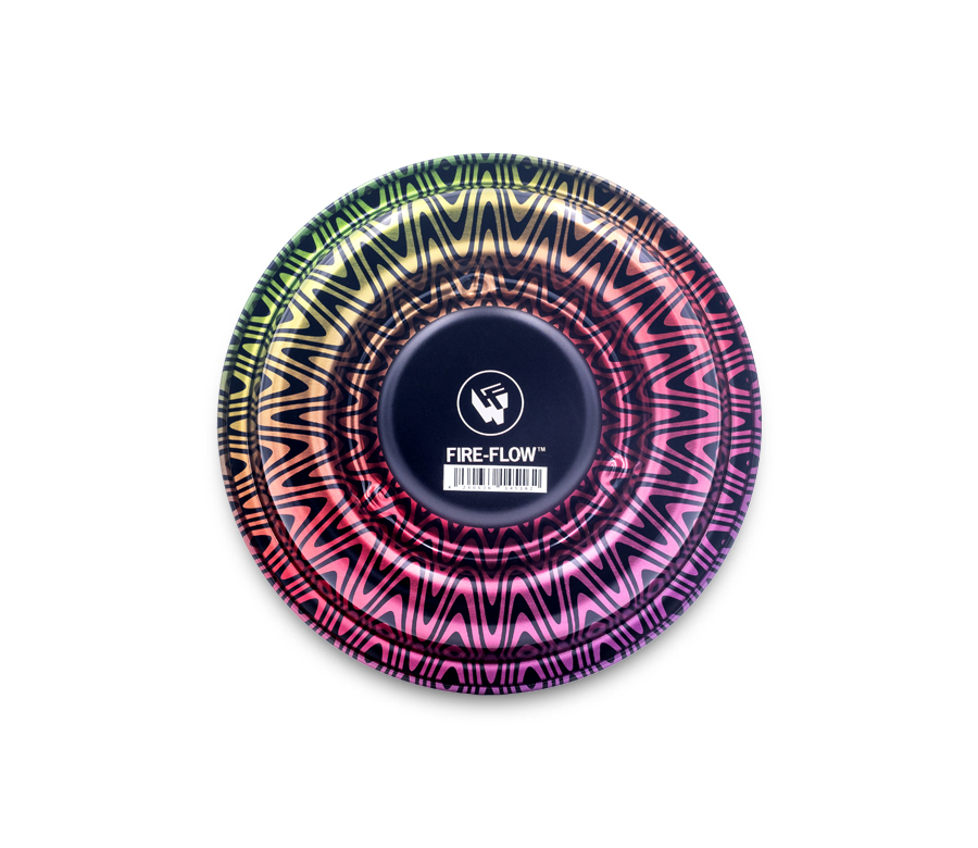 Metal Coffeeshop Ashtray - 136mm - Trippy #3 Bild 3