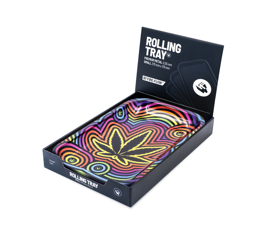 Rolling Tray - 27.5 x 17.5cm - Circle Leaf Bild 3