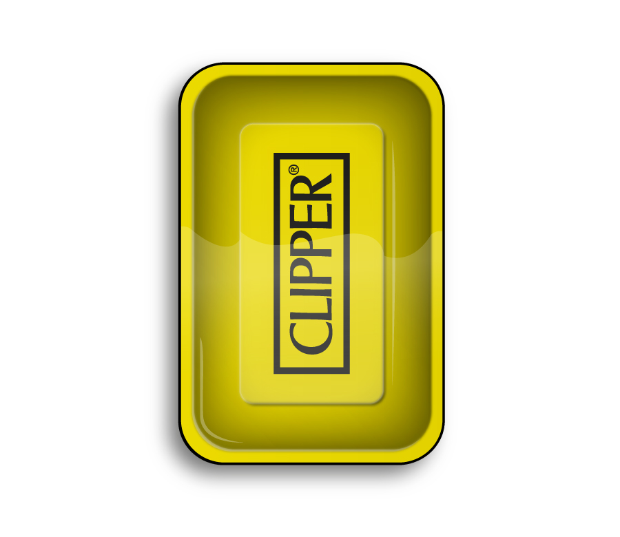 Rolling Tray - 27.5 x 17.5cm - Clipper Logo Yellow Bild 2
