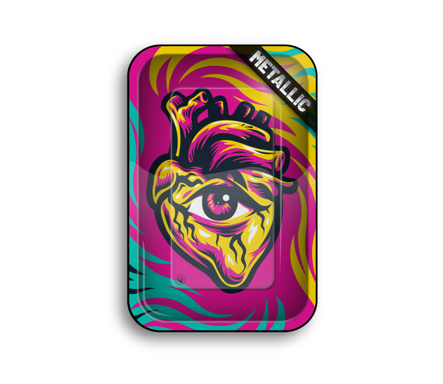 Rolling Tray - 27.5 x 17.5cm - Hearts 3/4 Bild 2