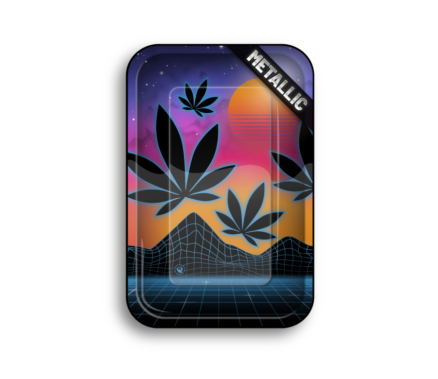 Rolling Tray - 27.5 x 17.5cm - Leaves 37 3/4 Bild 2