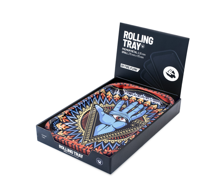 Rolling Tray - 27.5 x 17.5cm - Trippy 3rd Eye Bild 3
