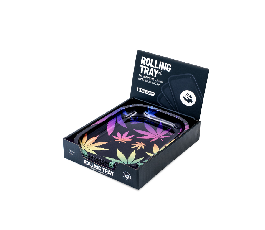 Rolling Tray - 18 x 14cm - Leaves Gradient Bild 4