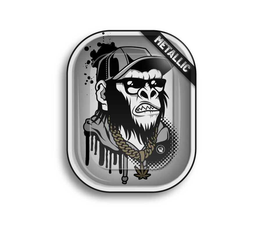 Rolling Tray - 18 x 14cm - Monkey