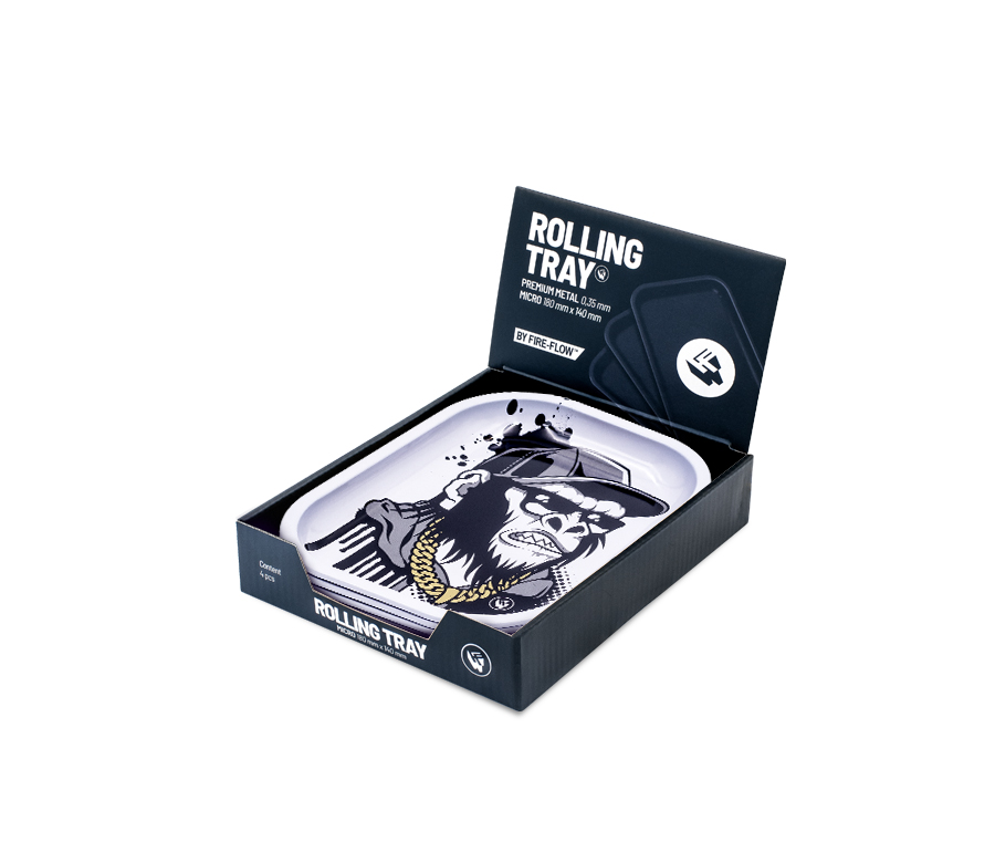 Rolling Tray - 18 x 14cm - Monkey Bild 3