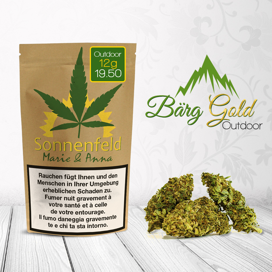 Sonnenfeld CBD - Bärg Gold Outdoor - 12g