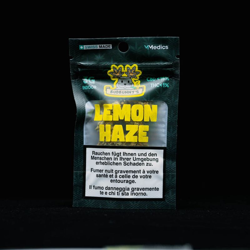 BudBouncy - Lemon Haze - Indoor CBD Blüten - 3g