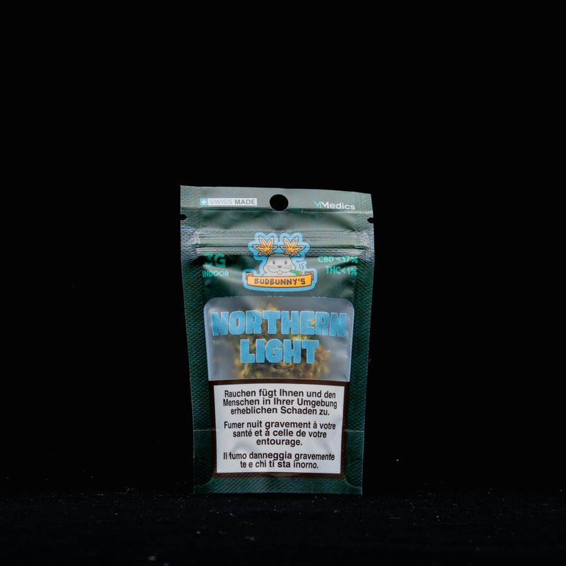 BudBouncy - Northern Light - Indoor CBD Blüten - 3g