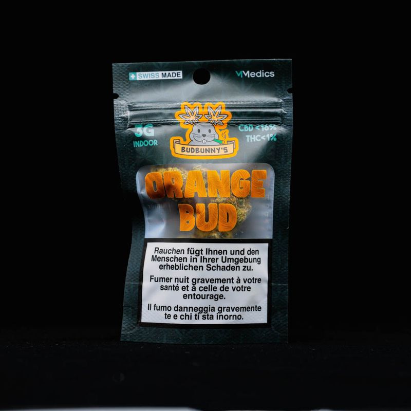 BudBouncy - Orange Bud - Indoor CBD Blüten - 3g