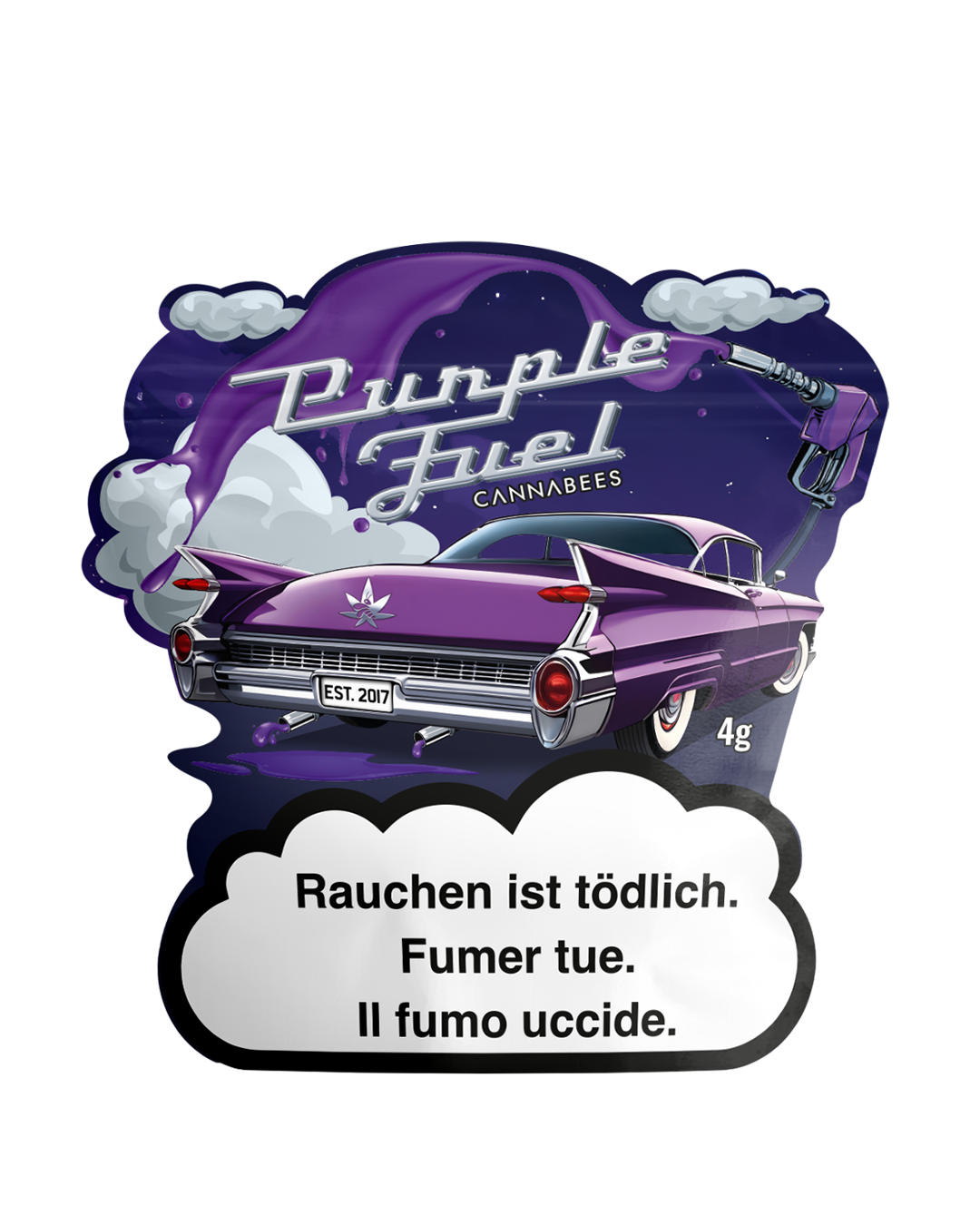 Cannabees - Purple Fuel - Indoor CBD Blüten - 4g