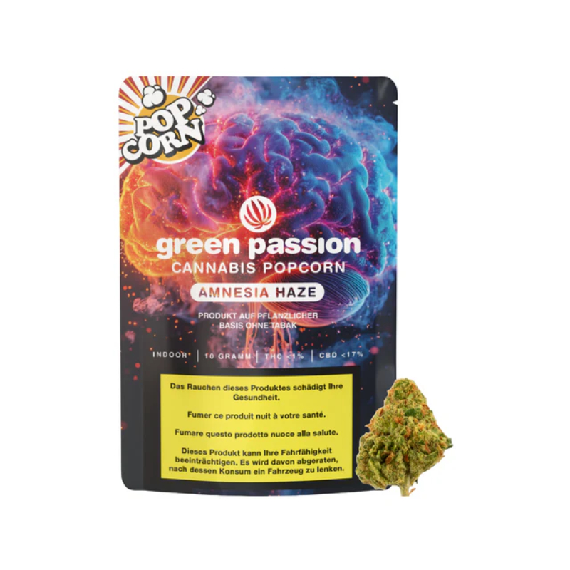 Green Passion - Amnesia Popcorn (CHF 25.00/10g)