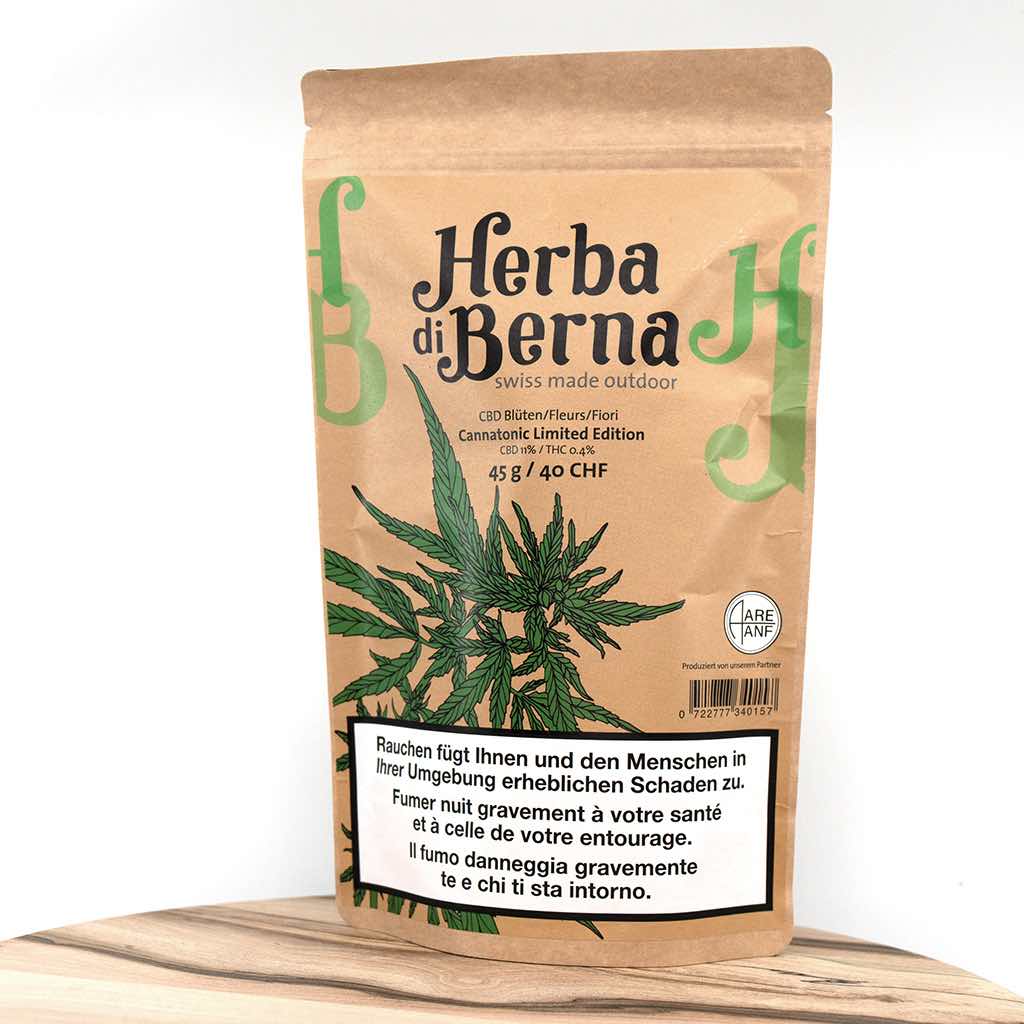 Herba di Berna - Oudoor CBD Blüten - Cannatonic - 45g Bild 2
