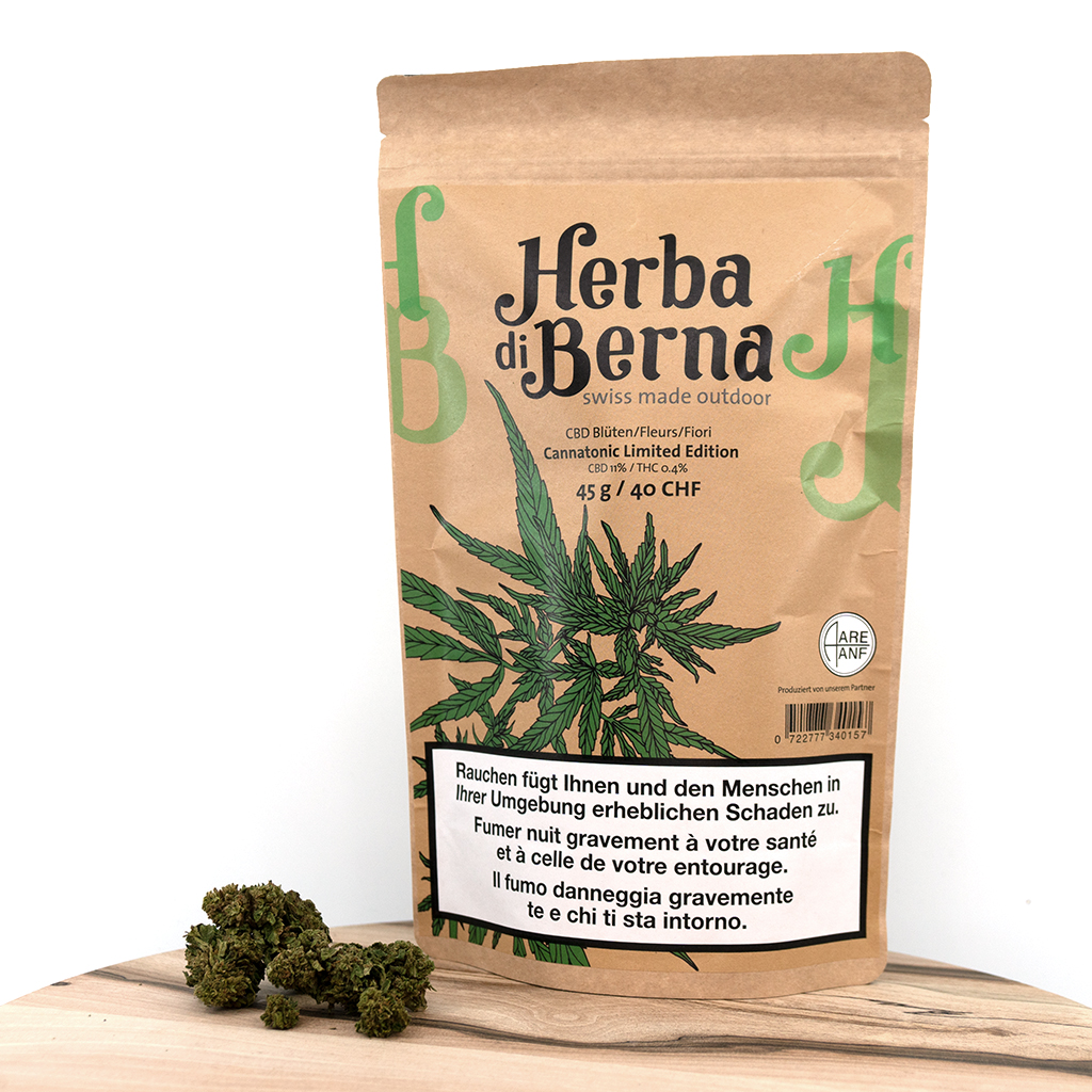 Herba di Berna - Oudoor CBD Blüten - Cannatonic - 45g Bild 5