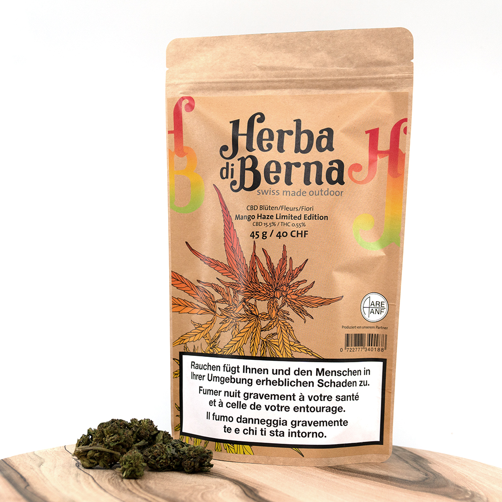 Herba di Berna - Oudoor CBD Blüten - Mango Haze - 45g Bild 5