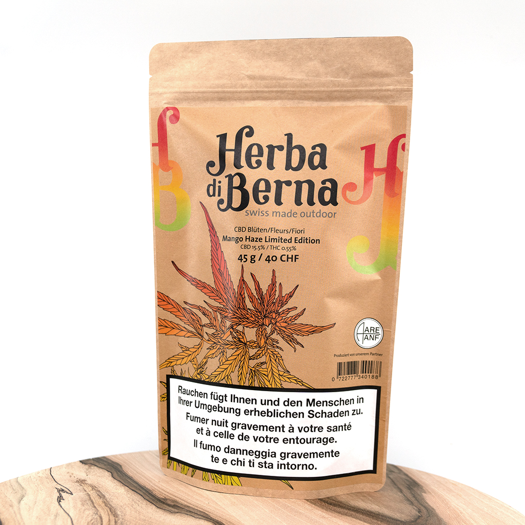 Herba di Berna - Oudoor CBD Blüten - Mango Haze - 45g Bild 7