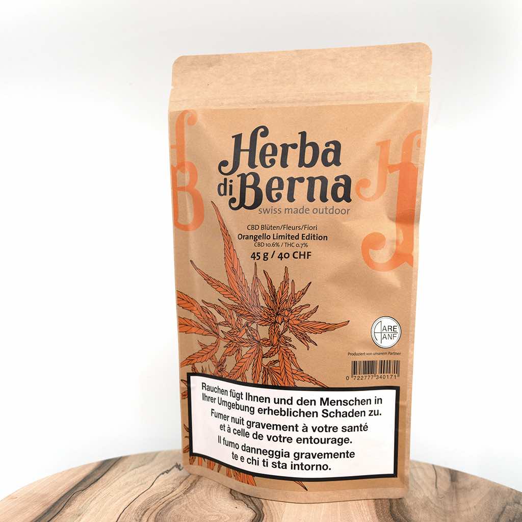 Herba di Berna - Oudoor CBD Blüten - Orangello - 45g Bild 2