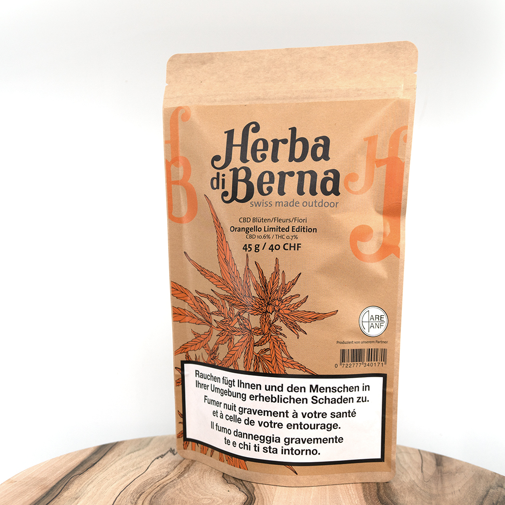 Herba di Berna - Oudoor CBD Blüten - Orangello - 45g Bild 7