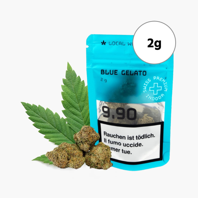 Local Weed - Indoor CBD - Blue Gelato - 2g