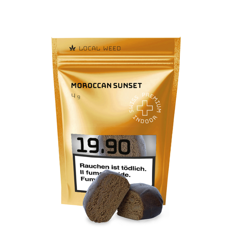 Local Weed - CBD Hasch - Moroccan Sunset - 4g