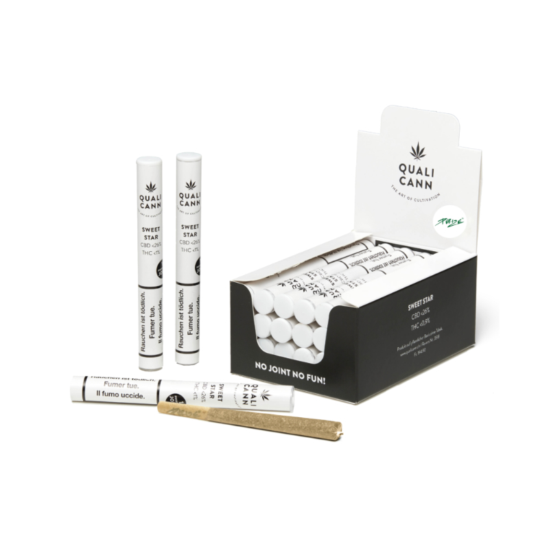 Qualicann - CBD Prerolled Joints - Sweet Star x Purize - 1 Stück Bild 2