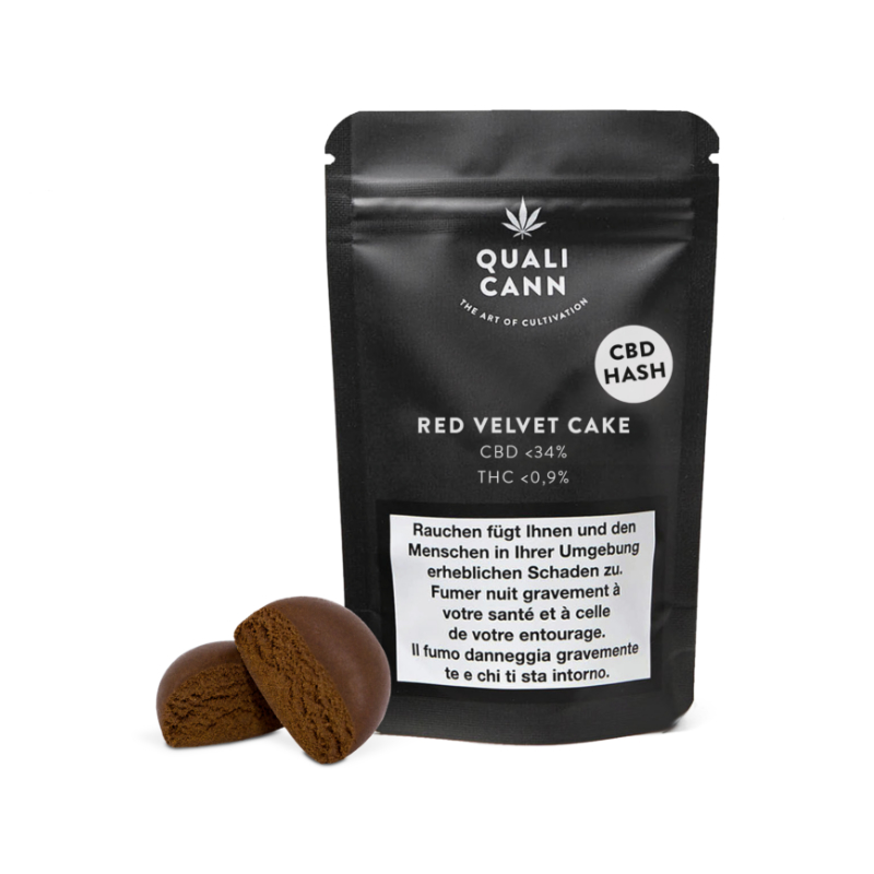 Qualicann - CBD Hasch - Red Velvet Cake - 2g