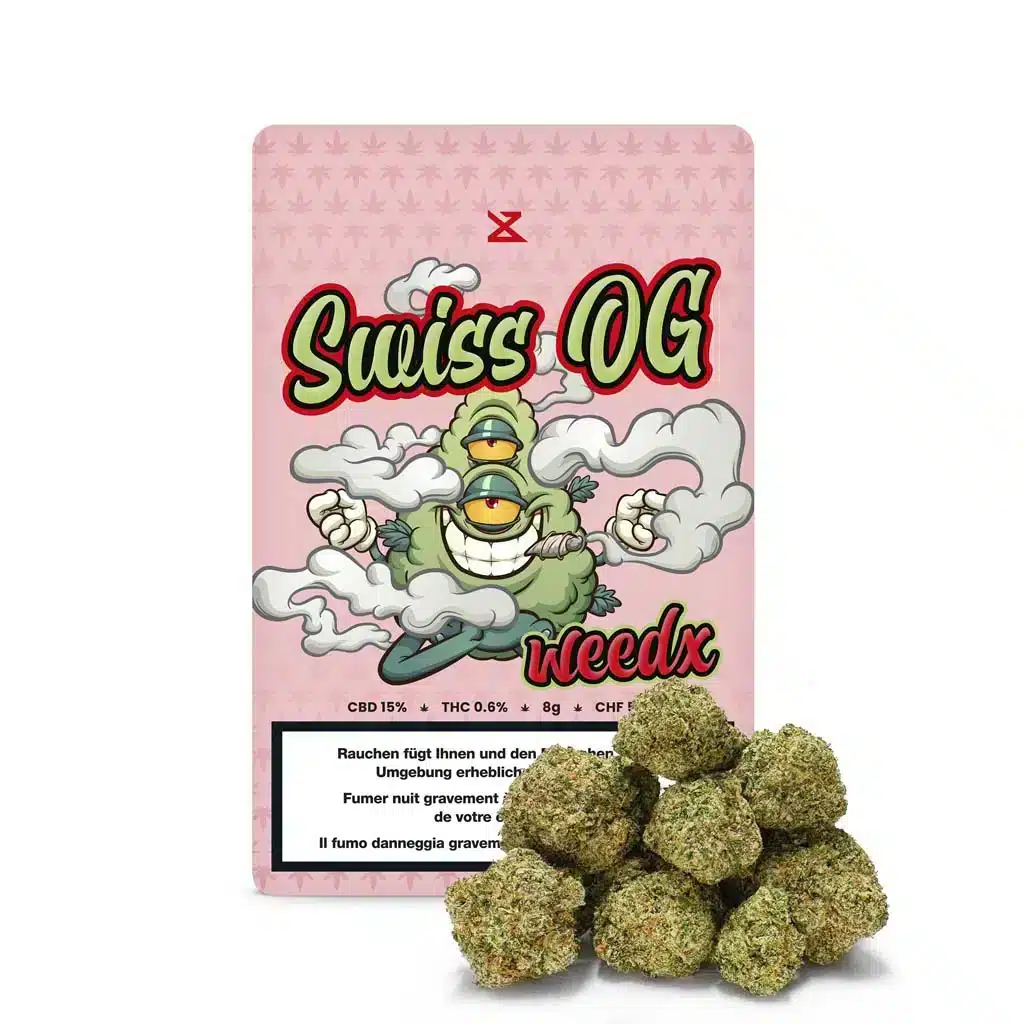 Weedx - Swiss OG - Indoor CBD Blüten - 8g