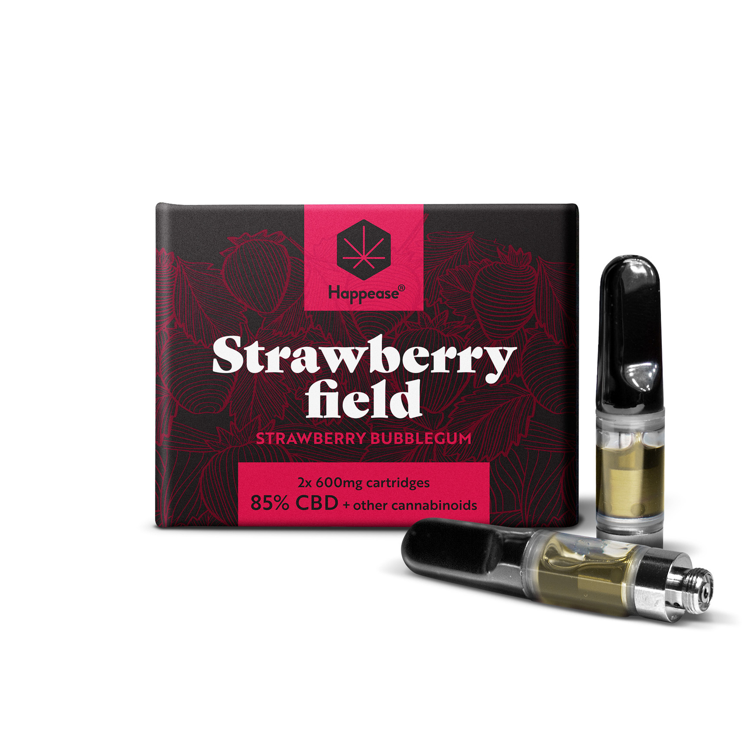 Happease - Vape Refills 85% CBD - Strawberry Field Bild 2