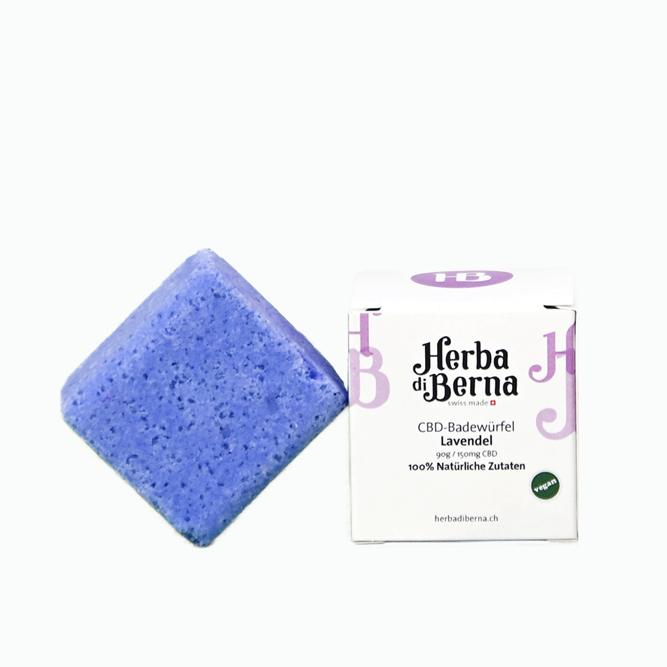 Herba di Berna - CBD Badewürfel - 150mg CBD - Lavendel