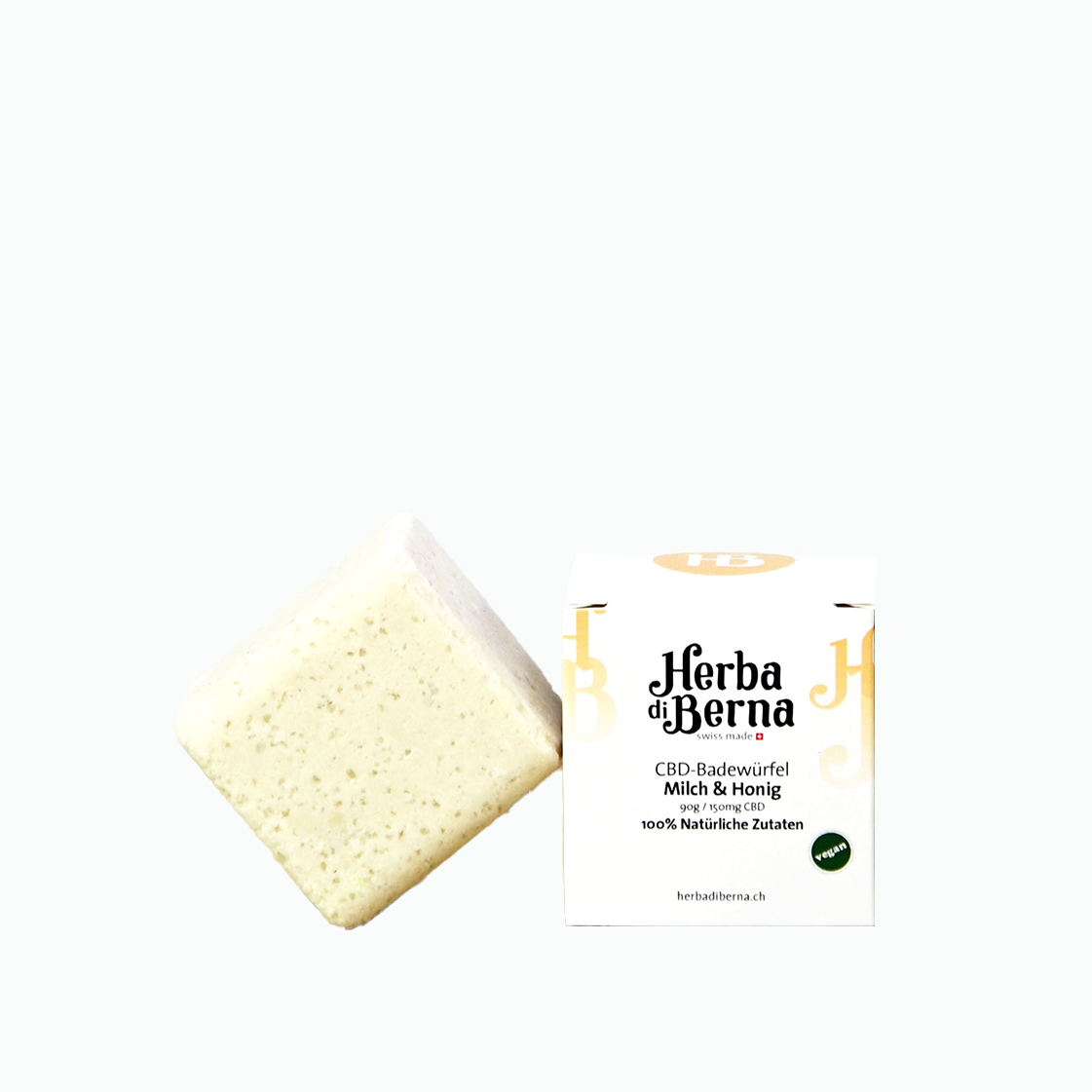 Herba di Berna - CBD Badewürfel - 150mg CBD - Milch & Honig Bild 2
