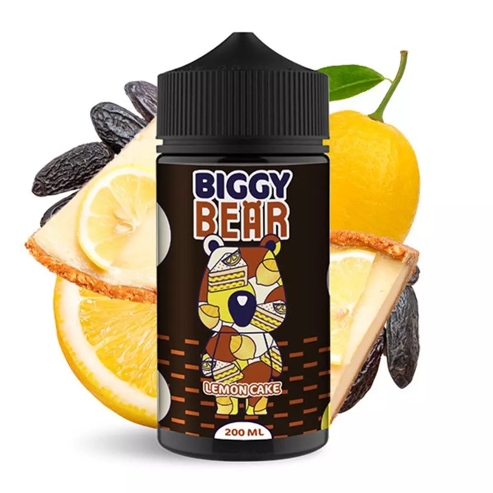 Biggy Bear - 200ml Liquid - Lemon Cake (ohne Nikotin) Bild 2
