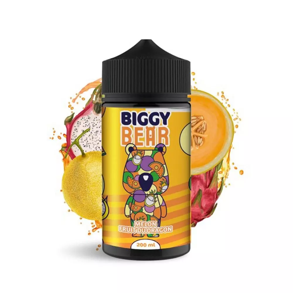 Biggy Bear - 200ml Liquid - Melon Fruit du Dragon (ohne Nikotin) Bild 2