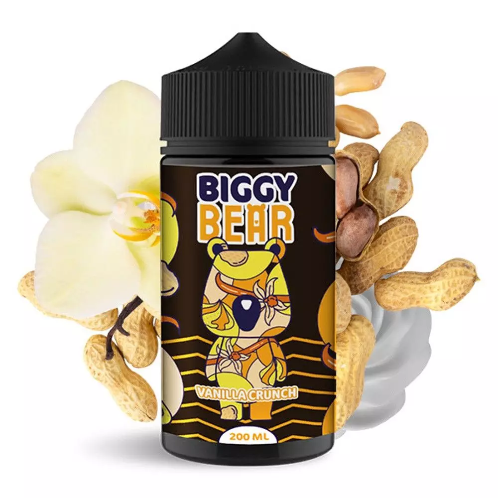 Biggy Bear - 200ml Liquid - Vanilla Crunch (ohne Nikotin) Bild 2
