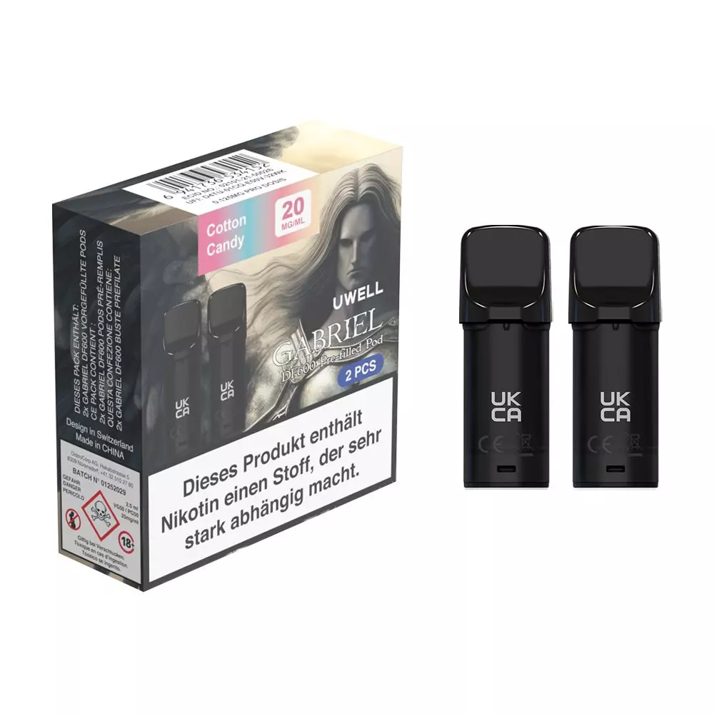 Uwell GABRIEL - DF600 - Prefilled Pod - Display - 10 x 2 Stück