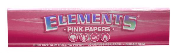 ELEMENTS - Papers - Pink - King Size Slim - Box - 50 Stück Bild 3