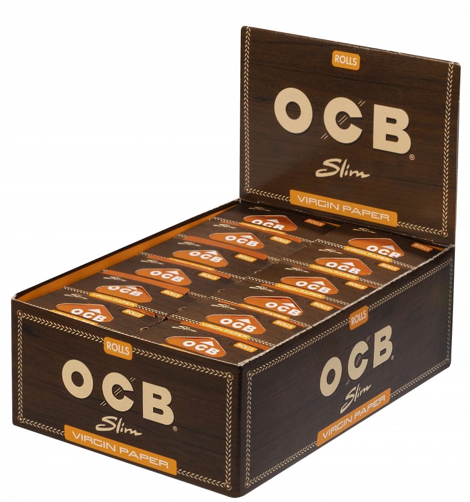 OCB - Virgin Slim Unbleached Rolls - Box - 24 Stück Bild 2