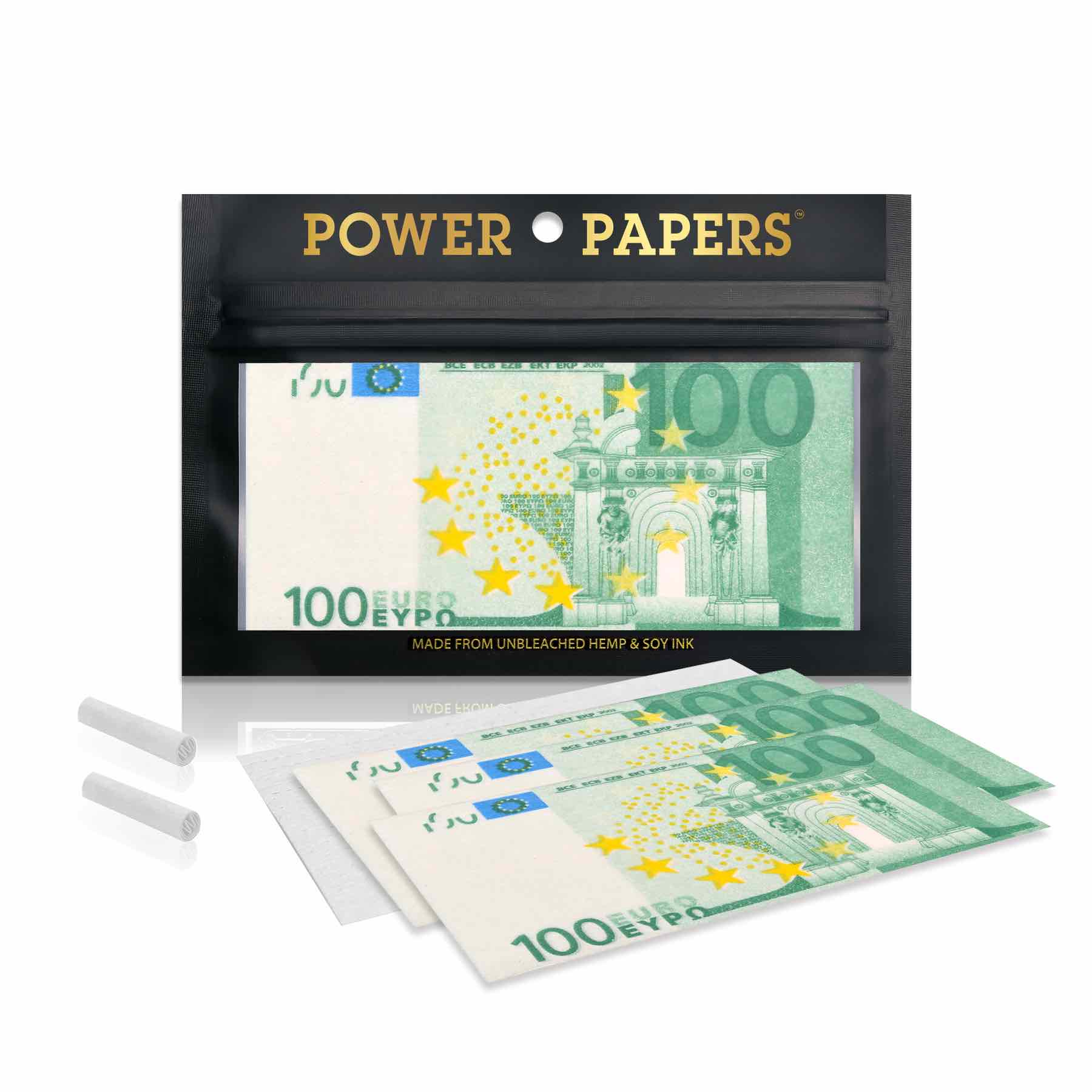 Power Papers 100 EURO - Super King Size + Tips - Box - 12 x 12 Stück Bild 4