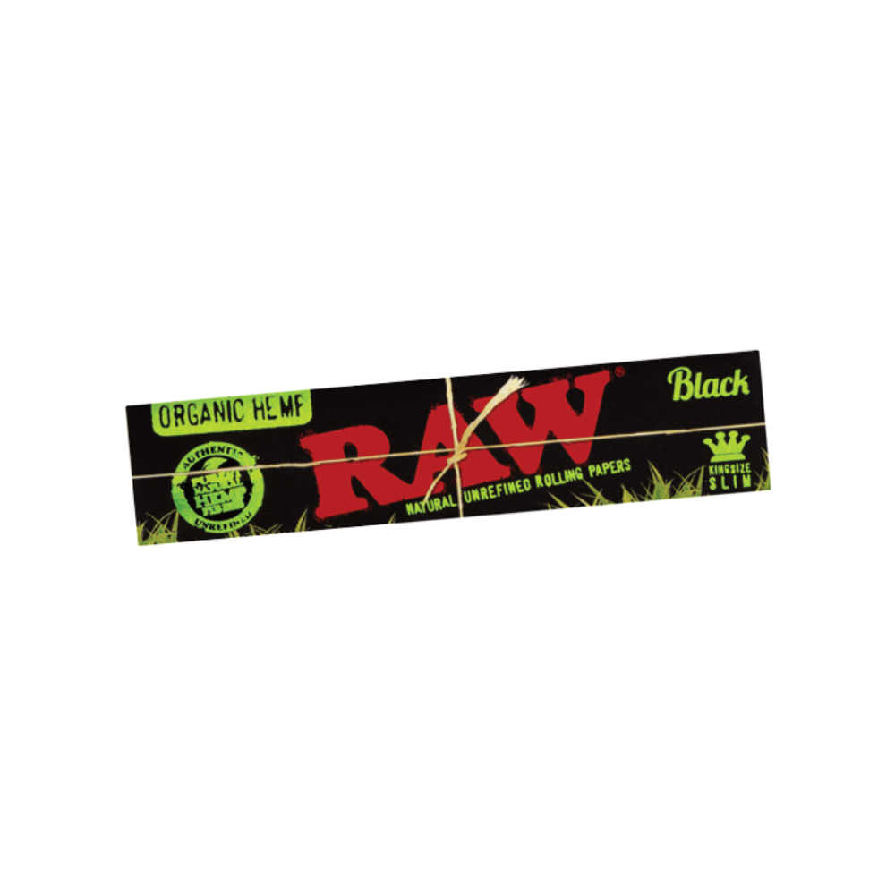 RAW - Black Organic Hemp Kingsize Slim - Box - 50 x 32 Stück Bild 6