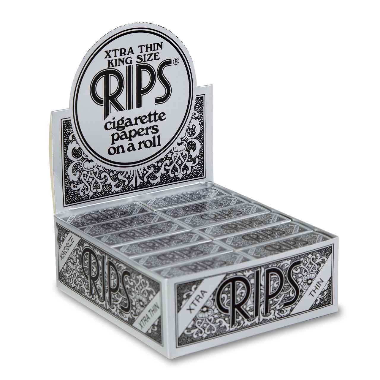 RIPS - Schwarz (Xtra Thin) - King Size - Box - 24 Stück