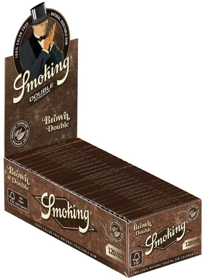 Smoking - Double Window - Brown - Box - 25 Stück