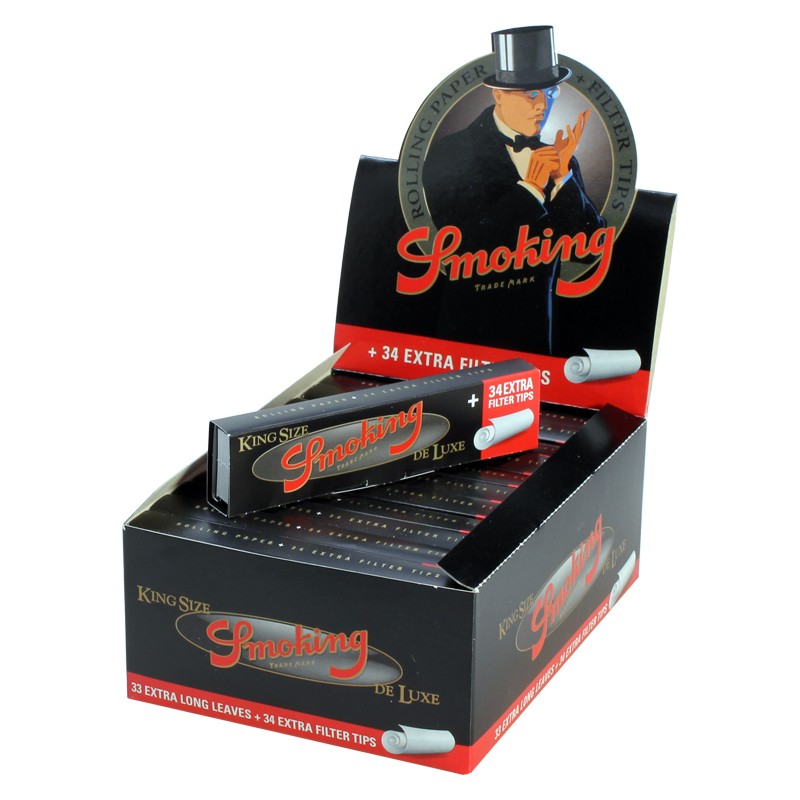 Smoking - Kingsize + Tips - DeLuxe - Box - 24 x 33 Stück