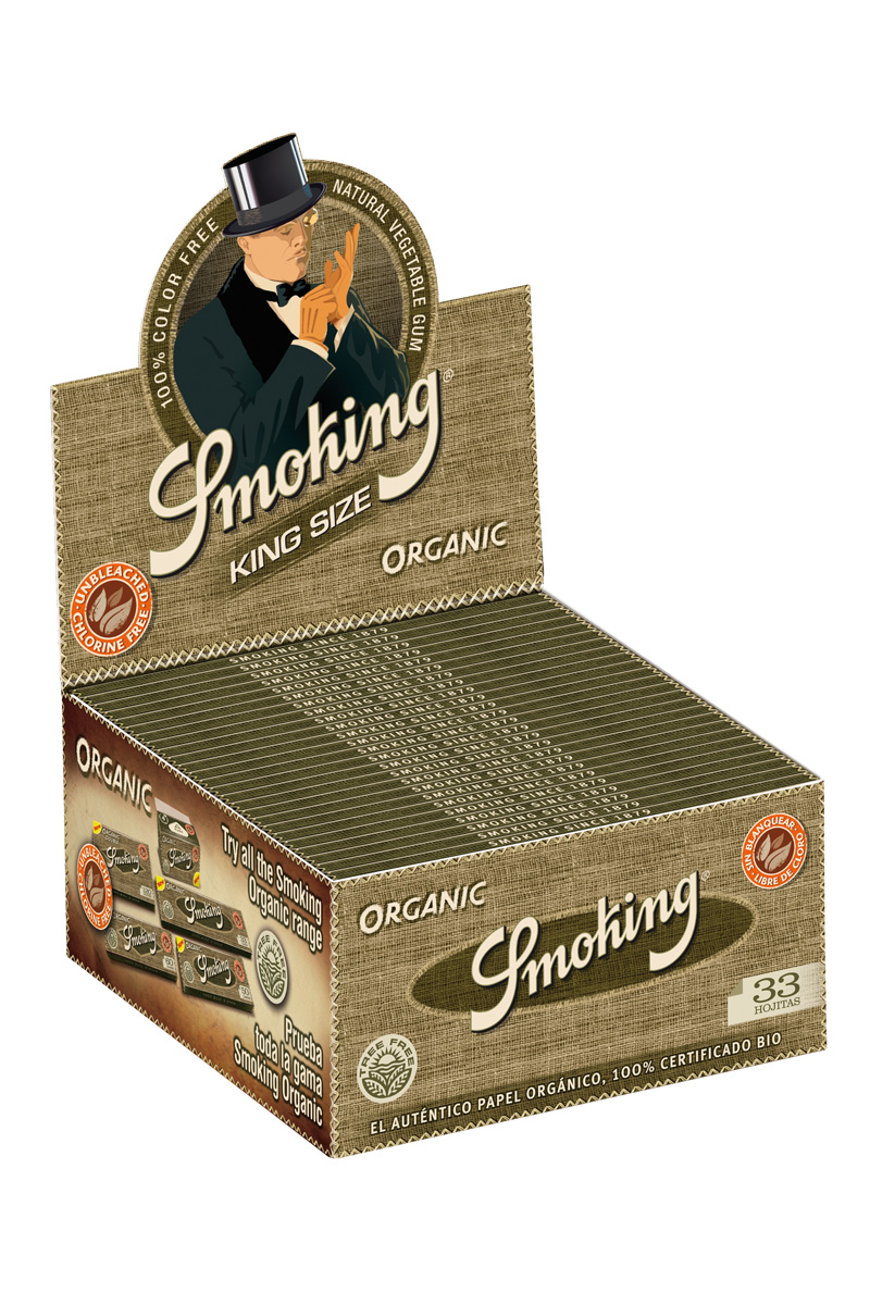Smoking - Kingsize - Organic - Box - 50 x 33 Stück Bild 2